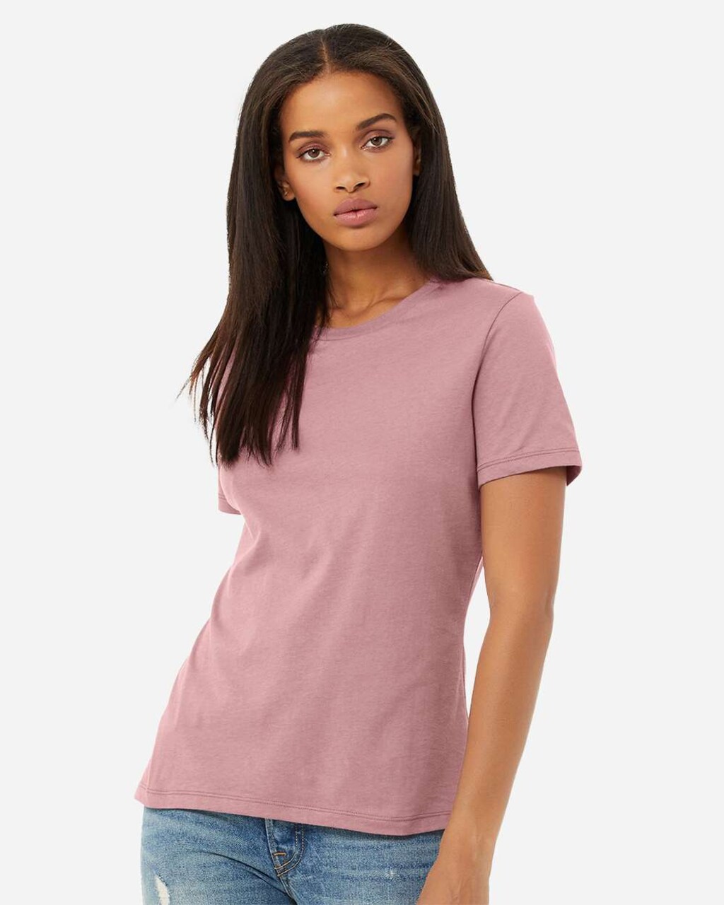 BELLA + CANVAS Women's Relaxed Crewneck Short Sleeve Jersey T-Shirt